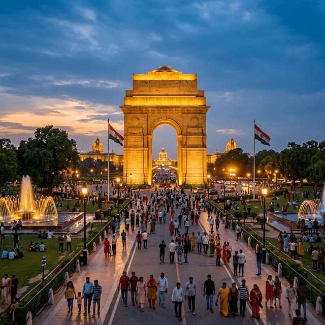 India Gate Delhi Sightseeing